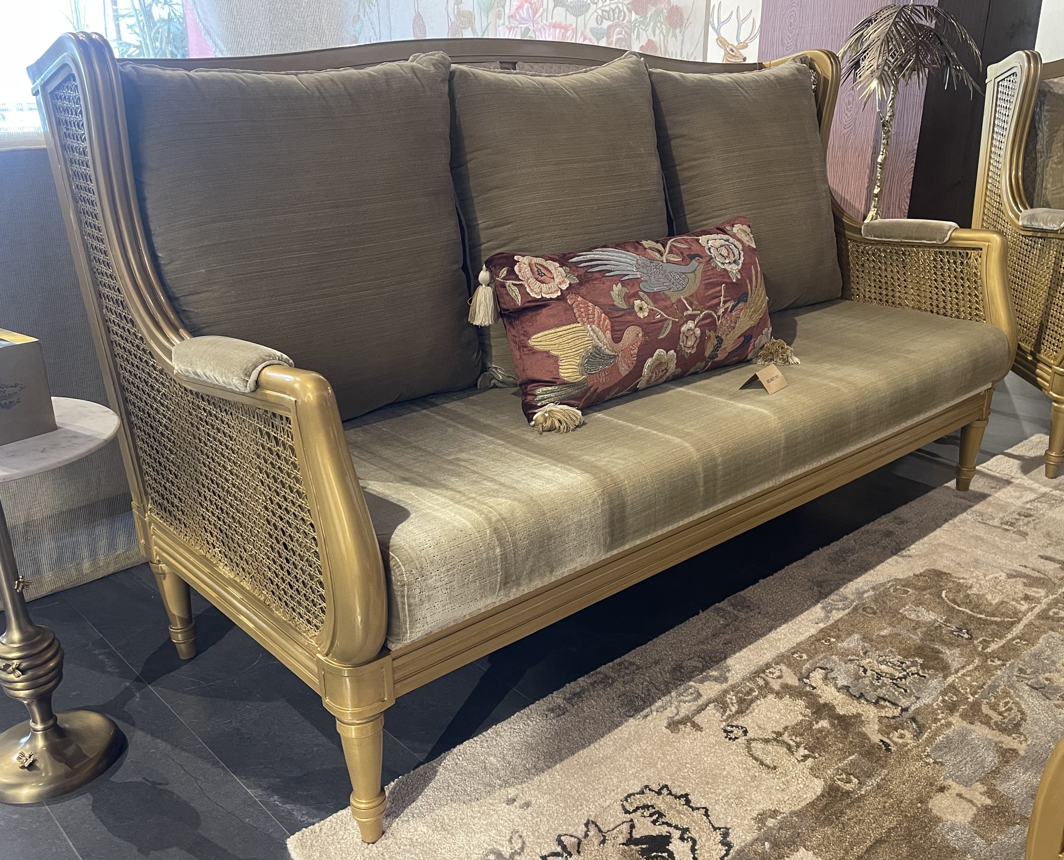 Sonarvan cane sofa